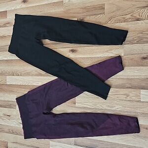 Lot of 2 Victorias secret pink seamless workout pants size small leggings